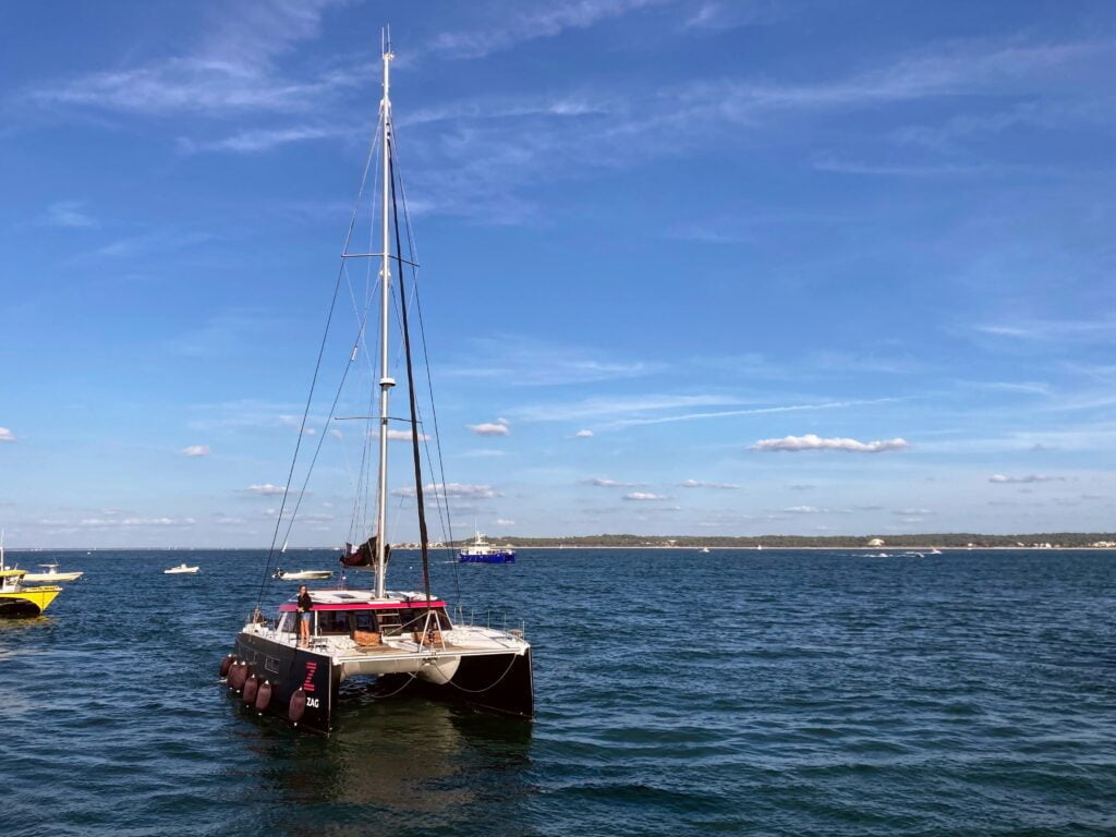 Catamaran sur le bassin d'Arcachon (Cap Ferret)