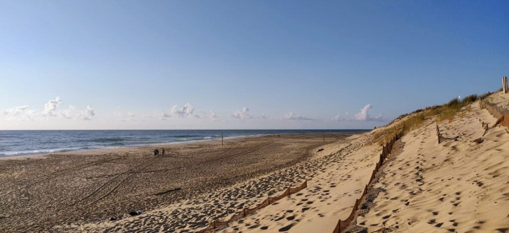 Vue sur la Plage de la Pointe au Cap Ferret