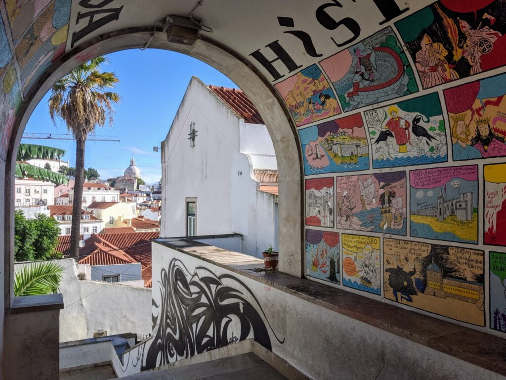 History of Lisbon Mural - Alfama