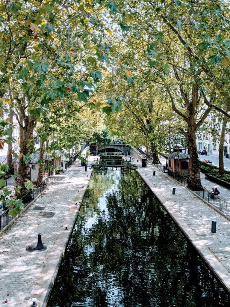 Vue sur le canal Saint-Martin