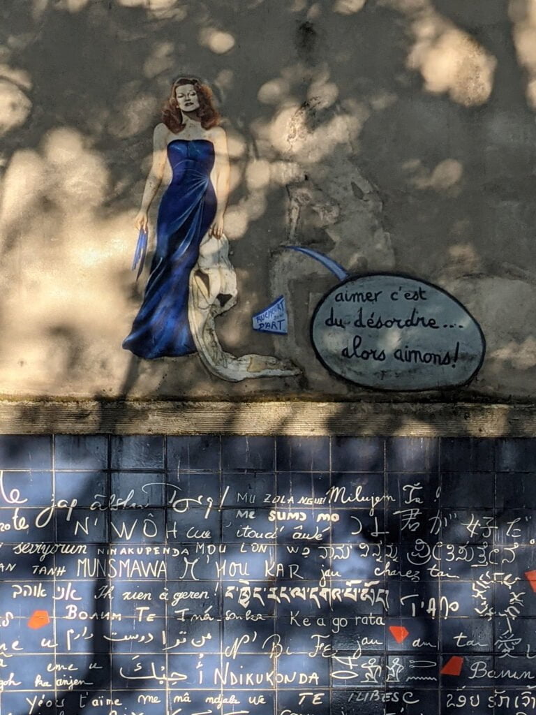 Mur des je t'aime, Paris