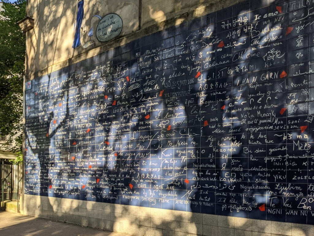 Mur des je t'aime, Paris