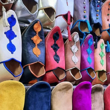 Babouches marocaines en cuir