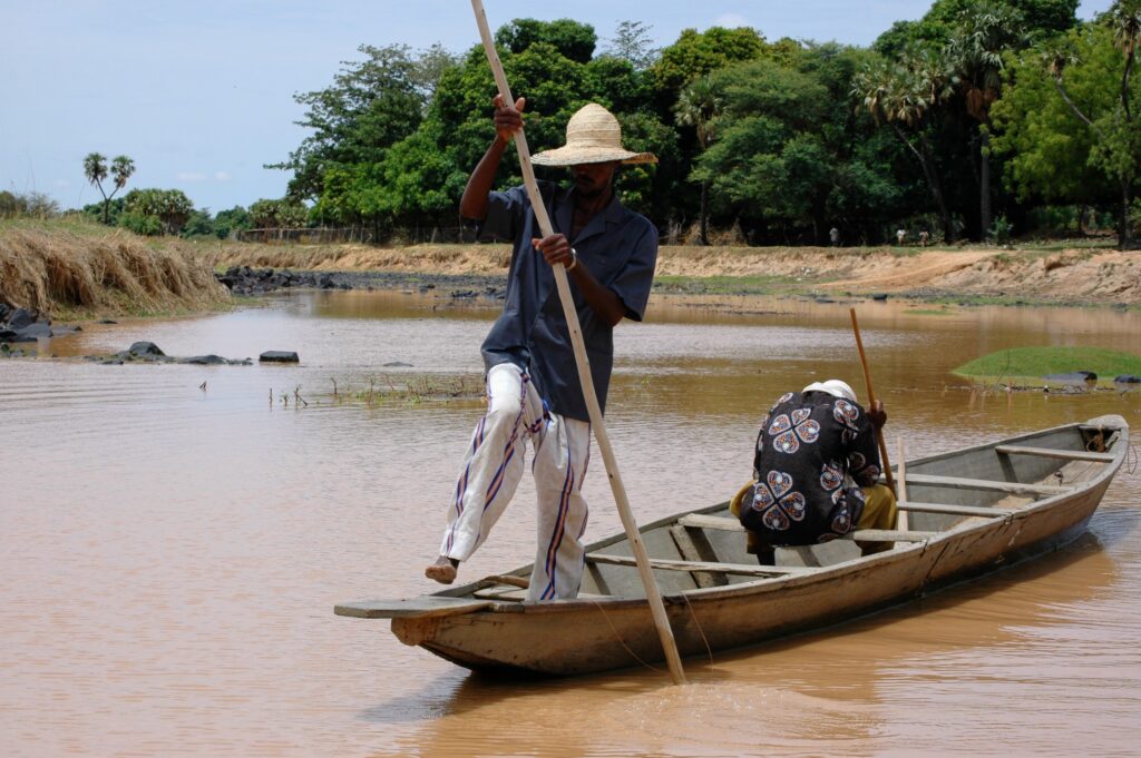 Fishermen in Boubon