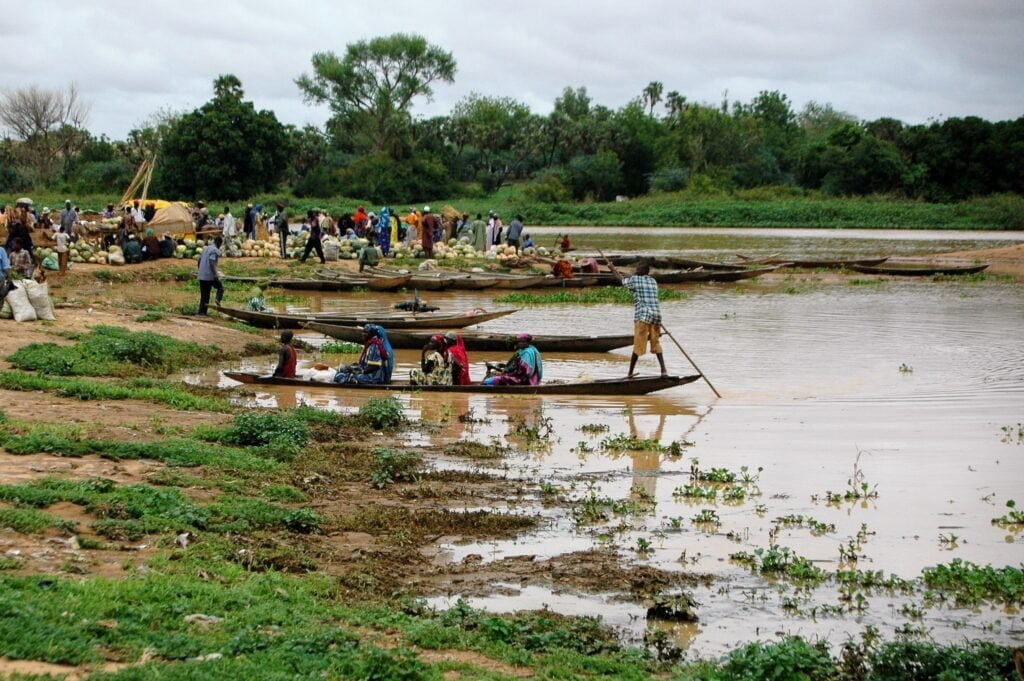 Fishermen in Boubon