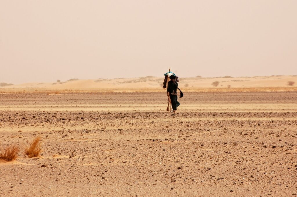 Tuareg in the desert