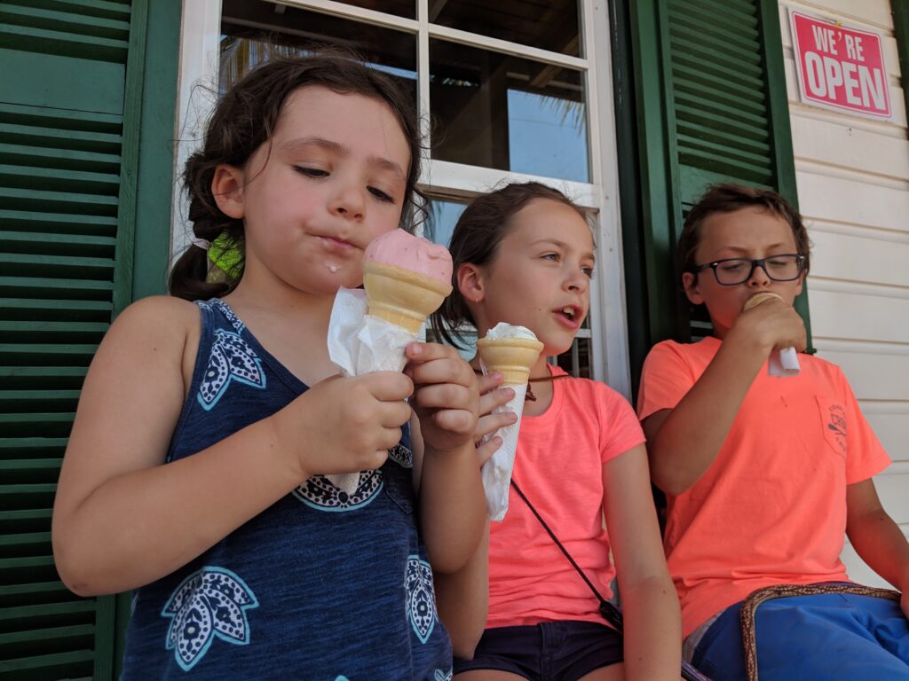 Ice cream in Placencia