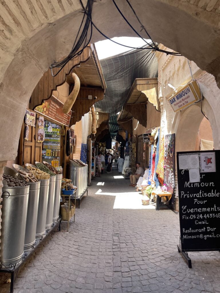 Dans les souks de Marrakech