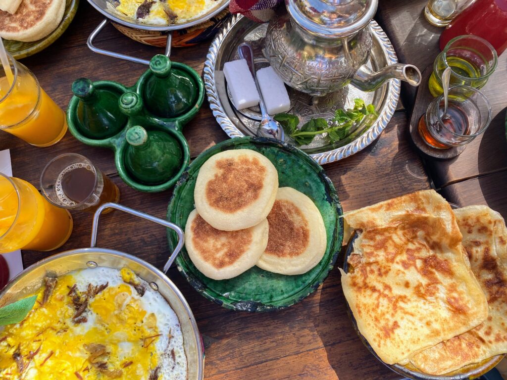 Petit-déjeuner au Café Zeitoun Kasbah