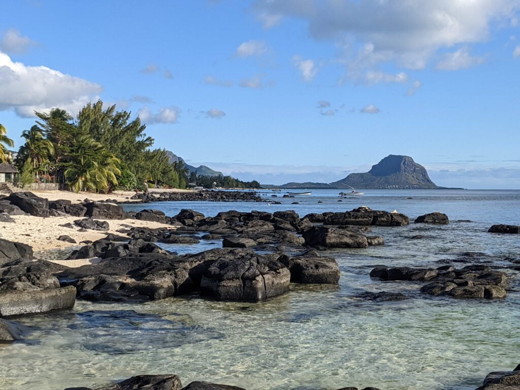 Vue sur le Morne depuis Tamarin