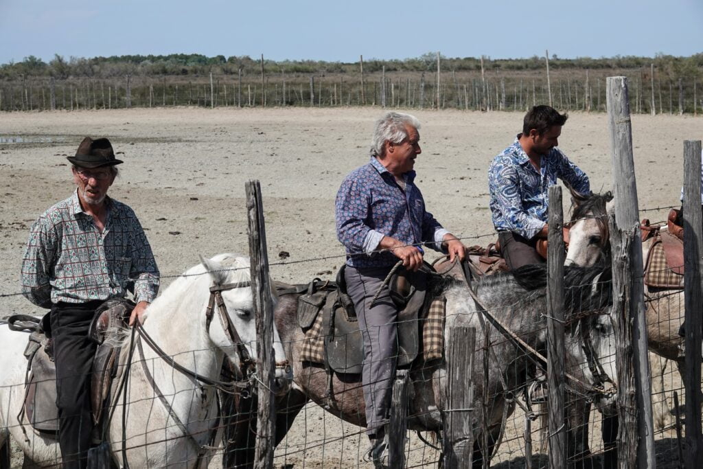 Frédéric Raynaud introduces us to the guardians who came to help him at the ranch.