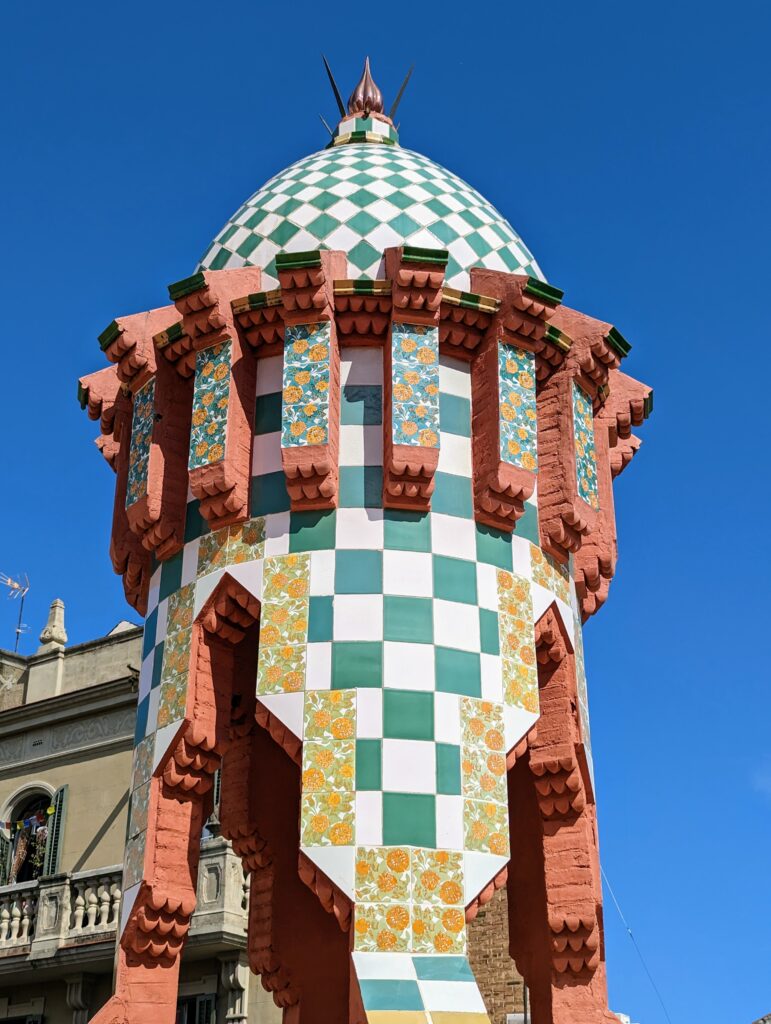 Toit-terrasse de la Casa Vicens