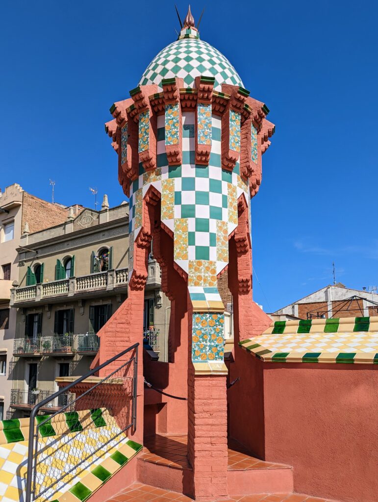 Toit-terrasse de la Casa Vicens