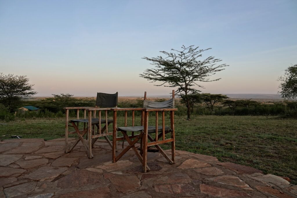 Campsite near the Masai Mara