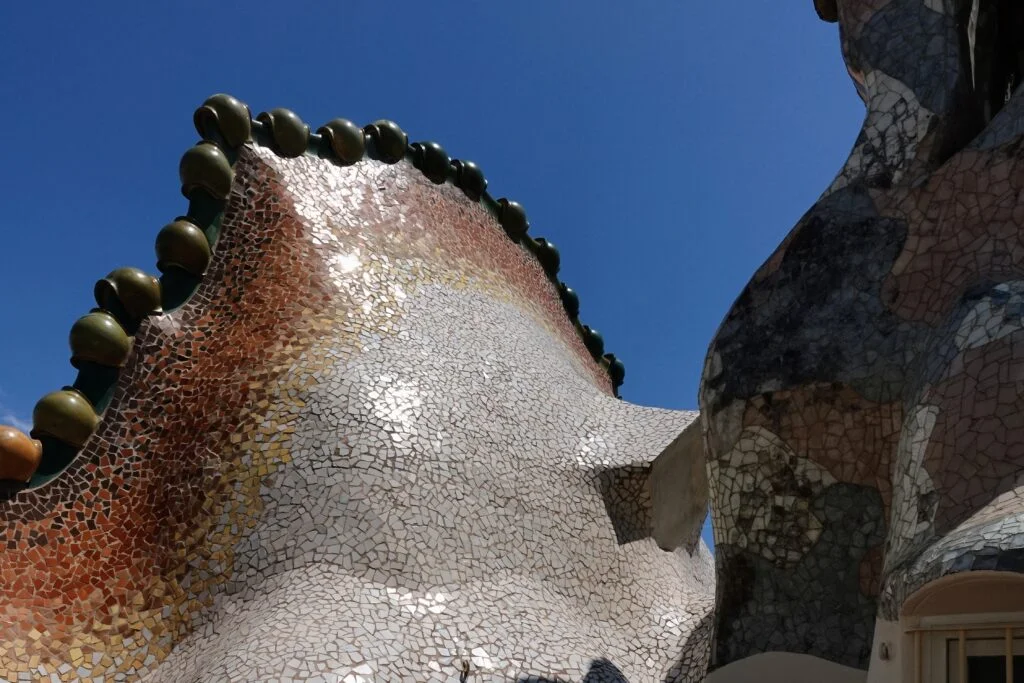 Roof of Casa Batlló in Barcelona