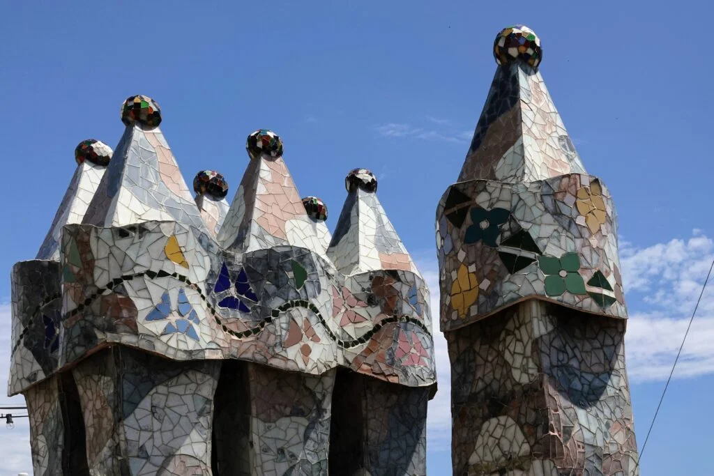 Roof of Casa Batlló in Barcelona