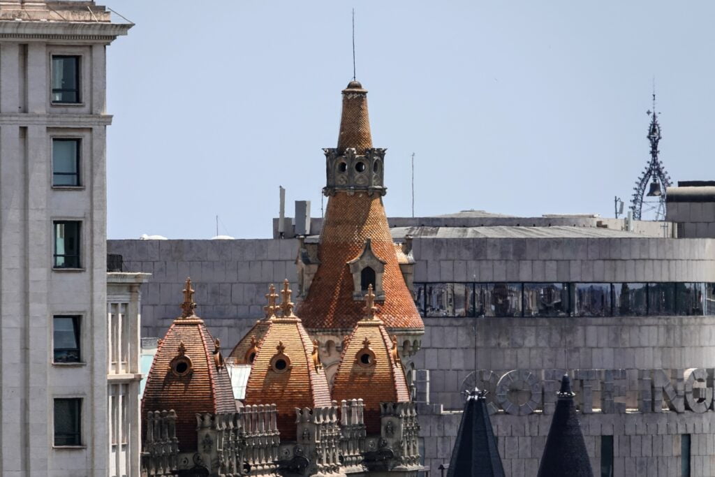 View from the rooftop of Casa Batlló.