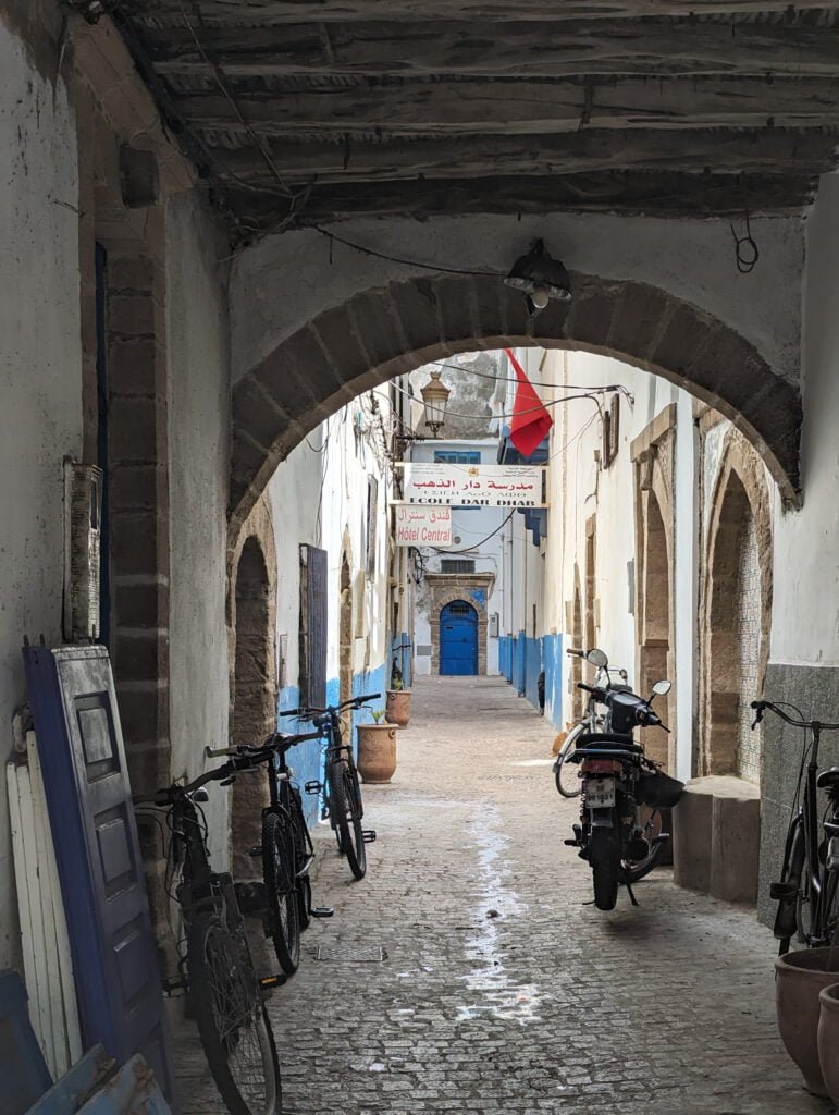 Alleyway in the Medina of Essaouira.