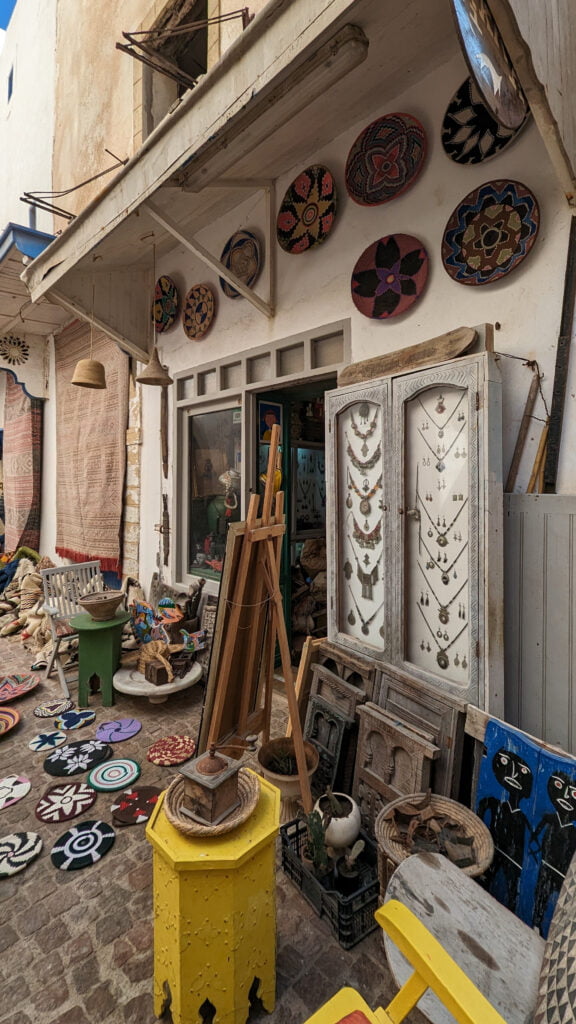 Boutique dans les souks d'Essaouira