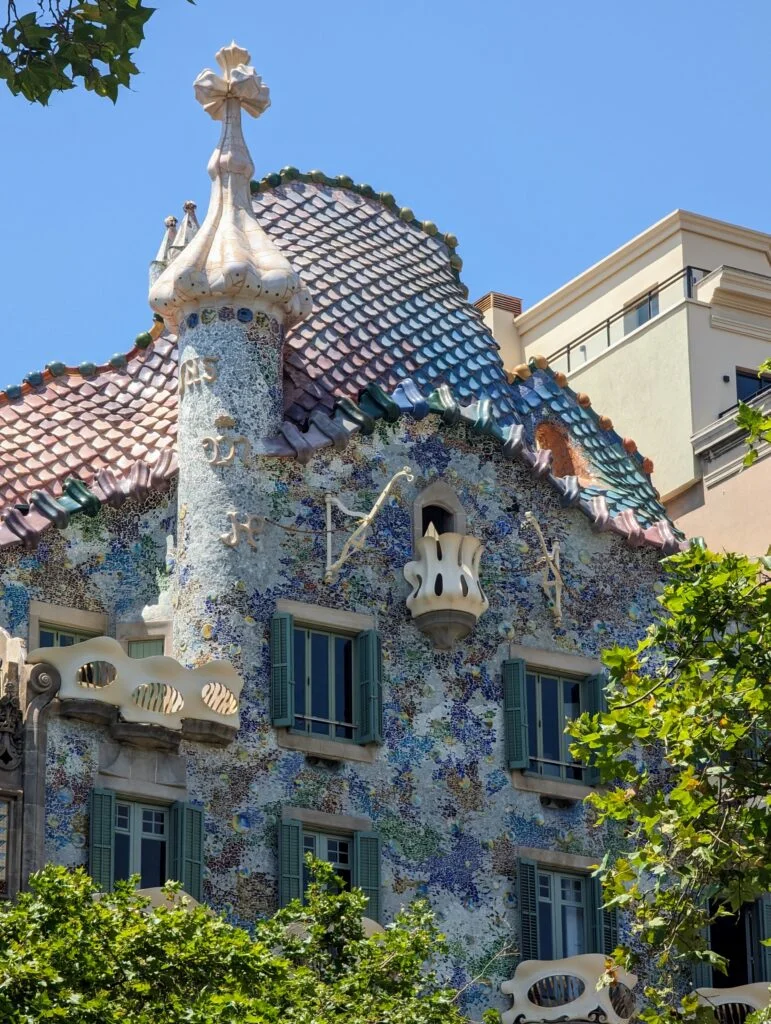 Exterior view of the remarkable Casa Batlló