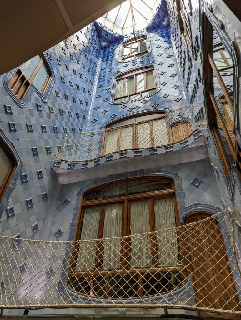 Interior patio of Casa Batlló