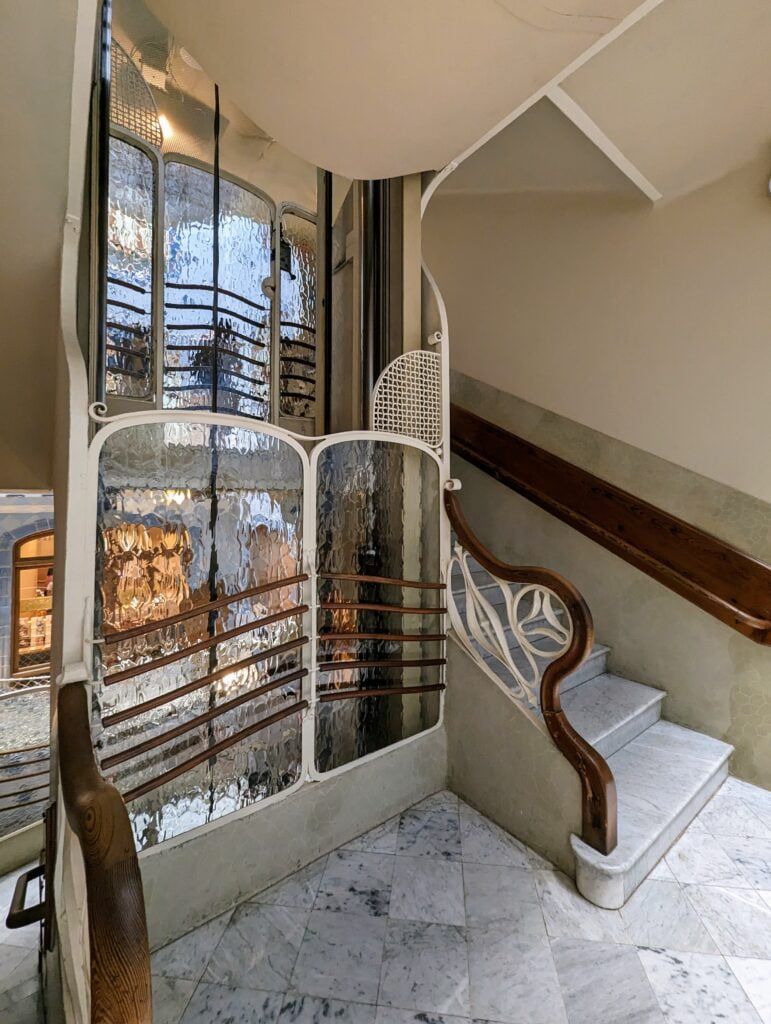 Cage d'escalier de la Casa Batlló