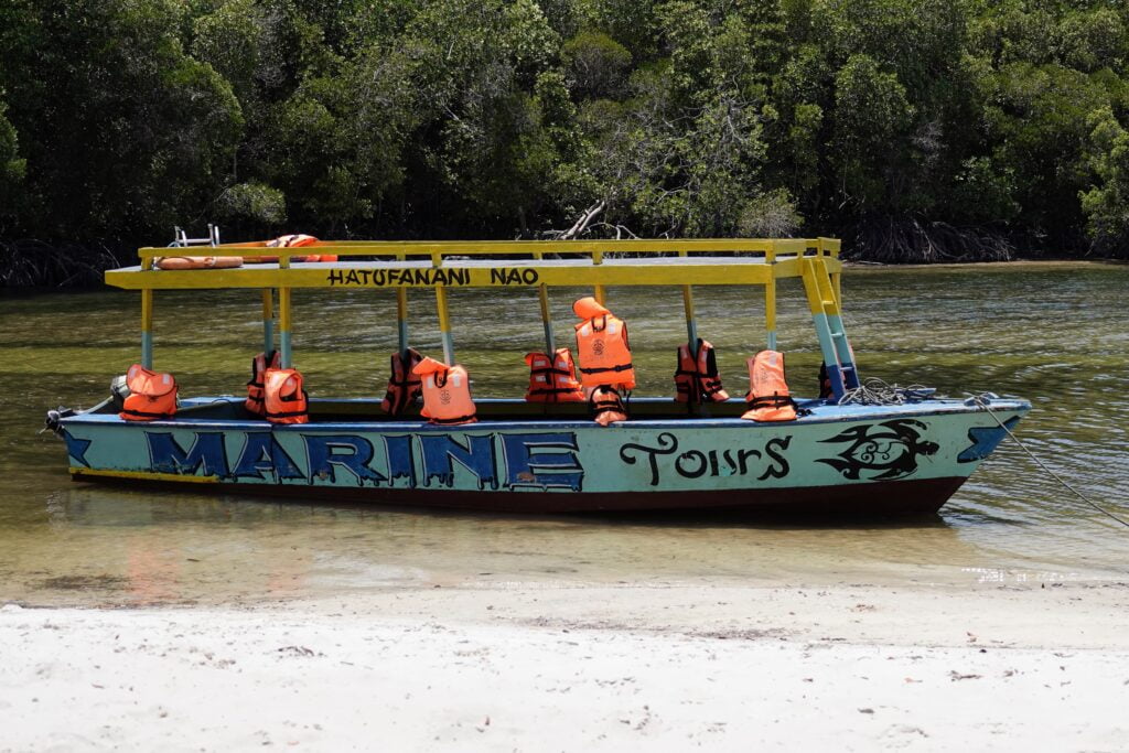 Blue safari in Watamu