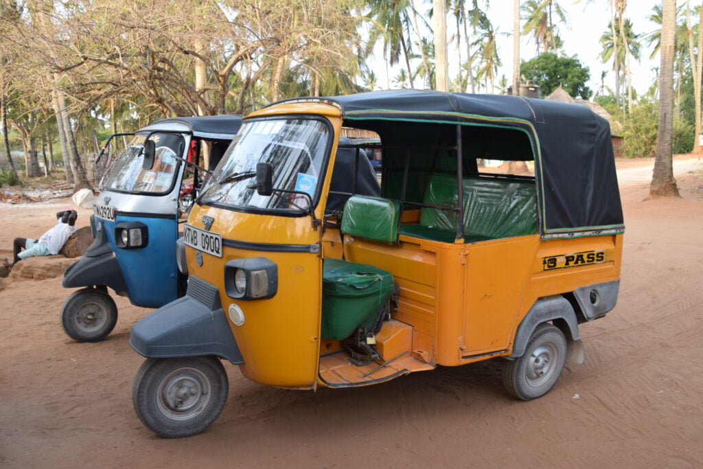 Tuk-tuks in Watamu