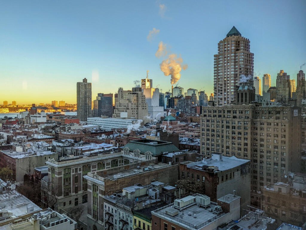 View of the Riu Plaza New York Times Square hotel