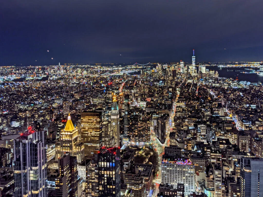 Panoramic view from the Empire State Building