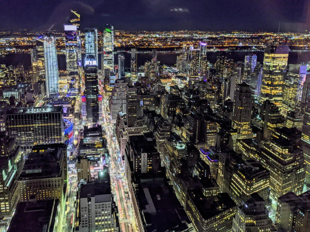 Panoramic view from the Empire State Building