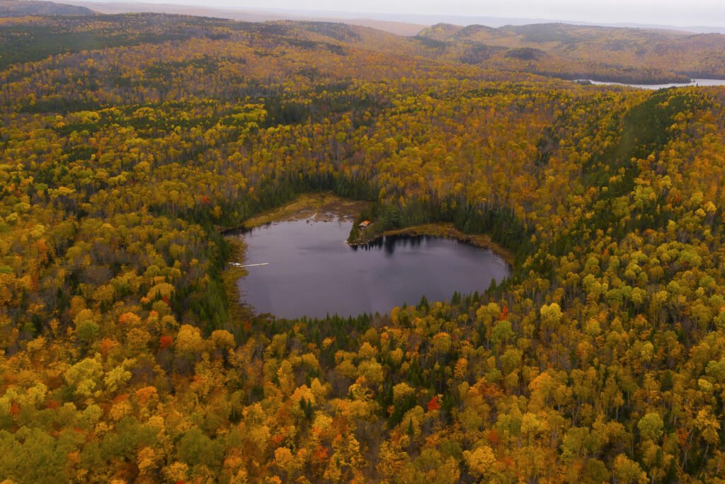 Aerial landscape - Lac des Atocas