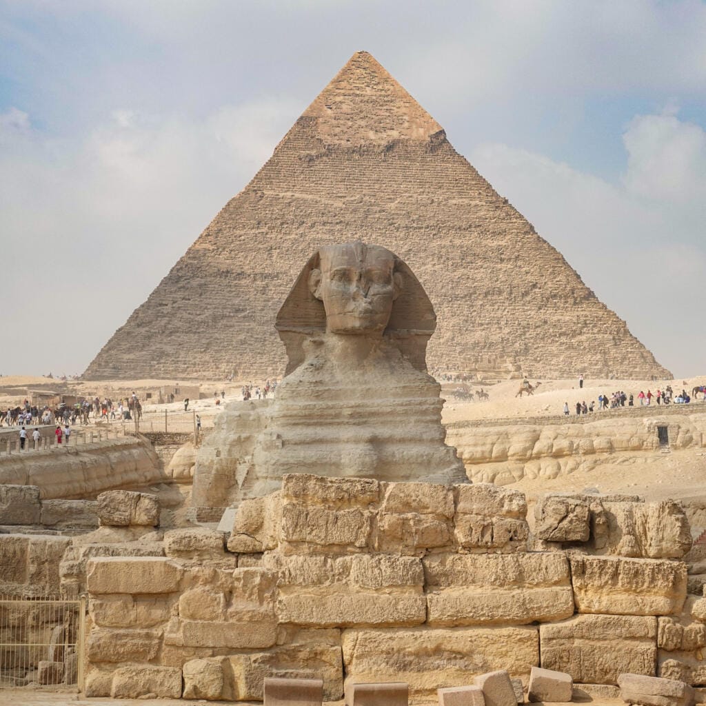 Le Sphinx, Giza, Le Caire
